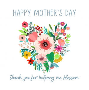 Thank You For Helping Me Blossom Mother's Day Card
