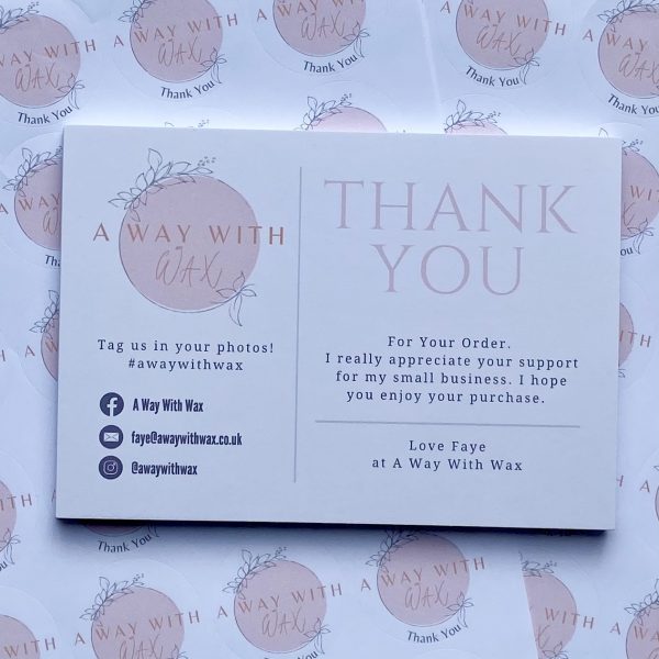 Custom Thank You Card Creation