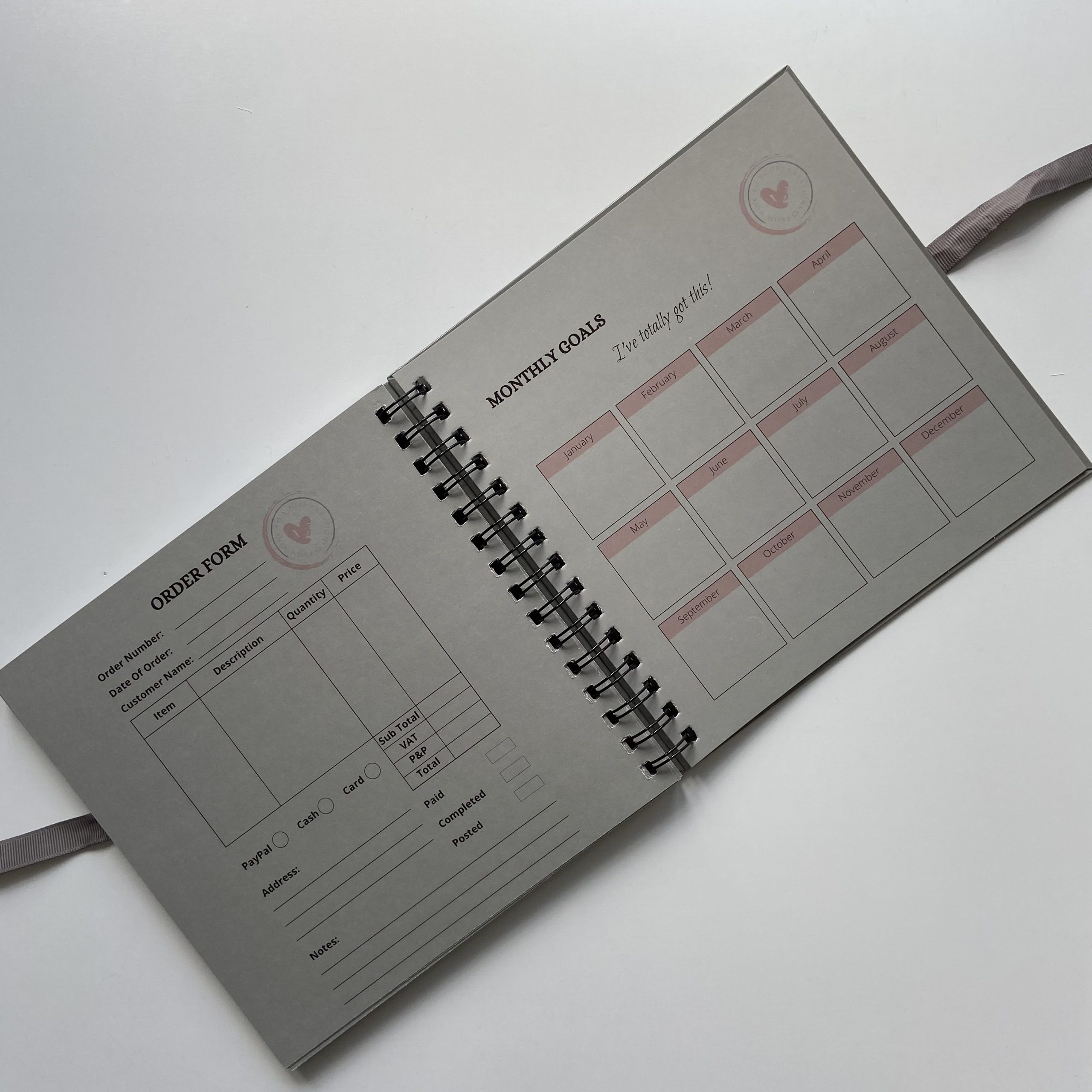 Personalised Small Business Hard Back Order Book - Image 8