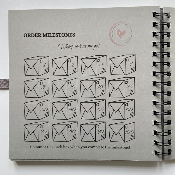 Personalised Small Business Hard Back Order Book - Image 5