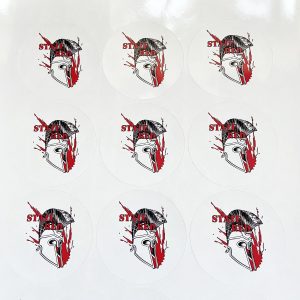 51mm Round Gloss Stickers for logo or label