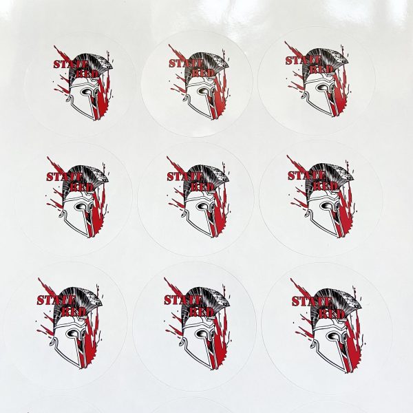 51mm Round Gloss Stickers for logo or label