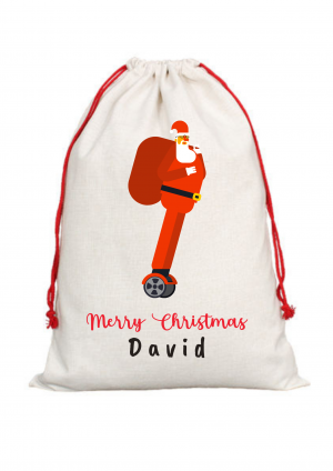 Personalised Christmas Segway Santa Sack
