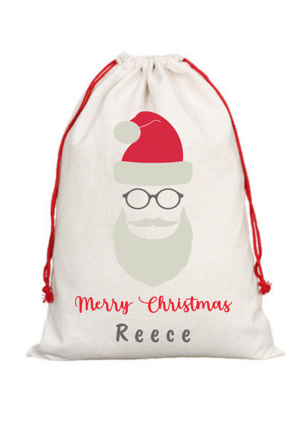 Personalised Christmas Santa Sack