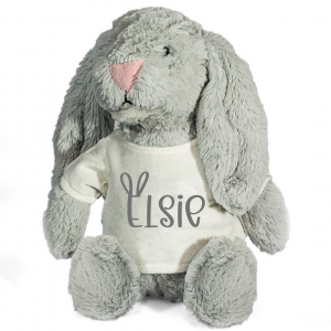 Personalised Rabbit Plush Toy With Name