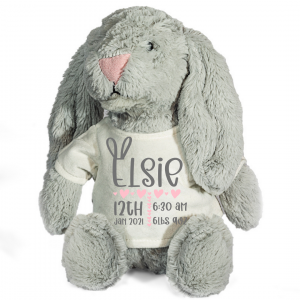 Personalised Birthday Rabbit Plush Toy