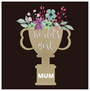Worlds Best Mum Mother's Day Card