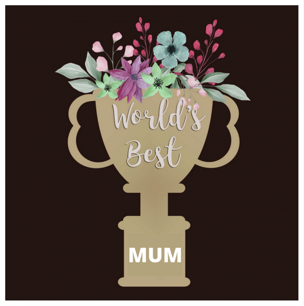 Worlds Best Mum Mother's Day Card
