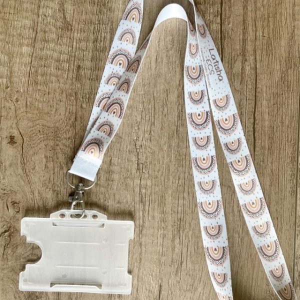 Personalised Rainbow Lanyard | Teacher Lanyard - Image 3