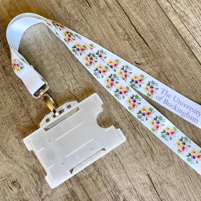 Personalised Flower Lanyard | Teacher Lanyard - Image 2
