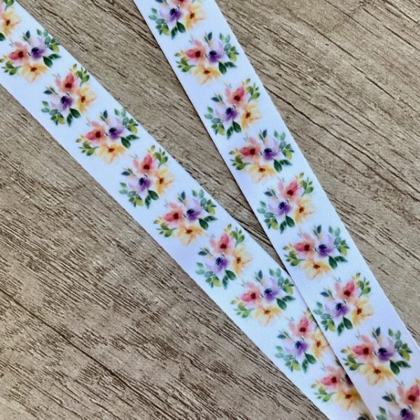 Personalised Flower Lanyard | Teacher Lanyard - Image 3