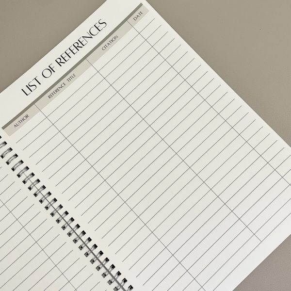 Personalised Dissertation A4 Notebook | Dissertation Journal | Dissertation Planner - Image 3