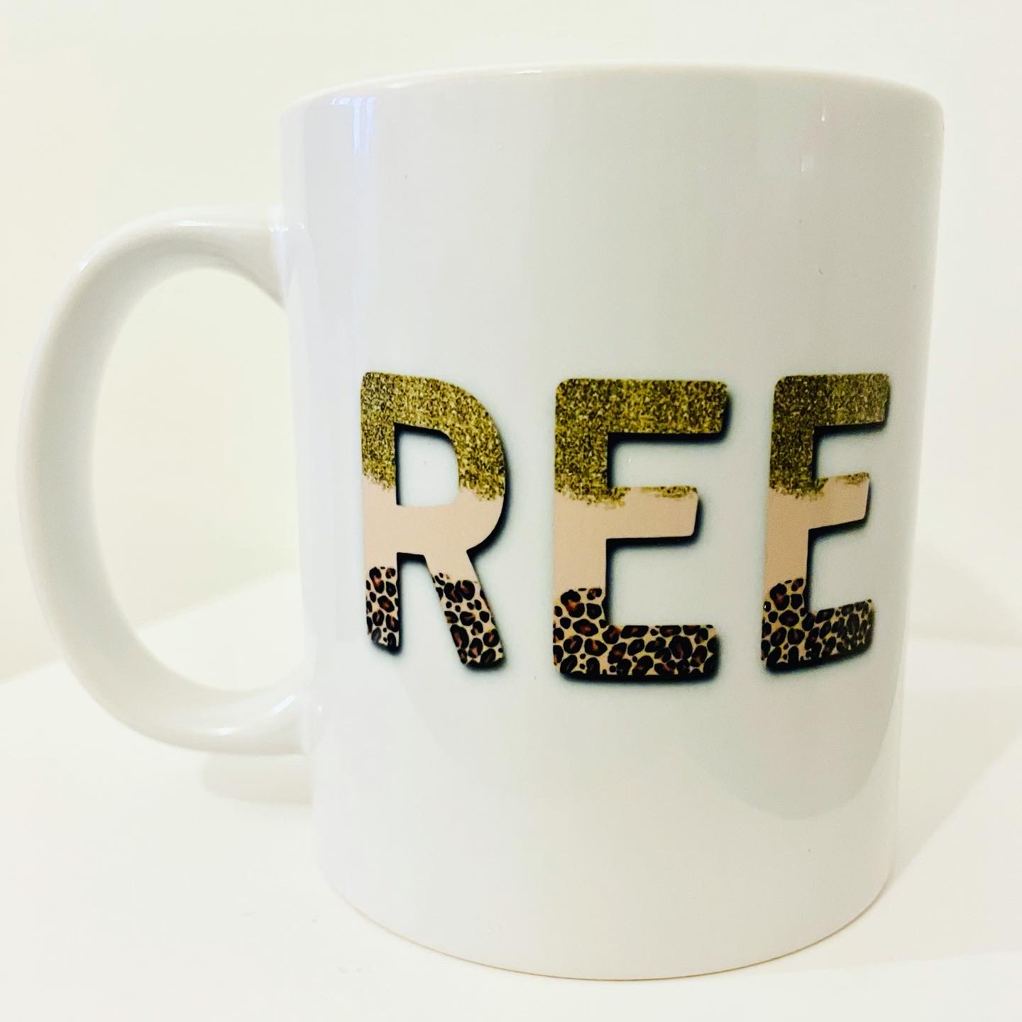Personalised best midwife leopard pint mug - Image 2